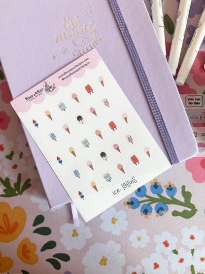 Ice Lollies Sticker Sheet