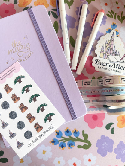 Magical Landmarks Sticker Sheet