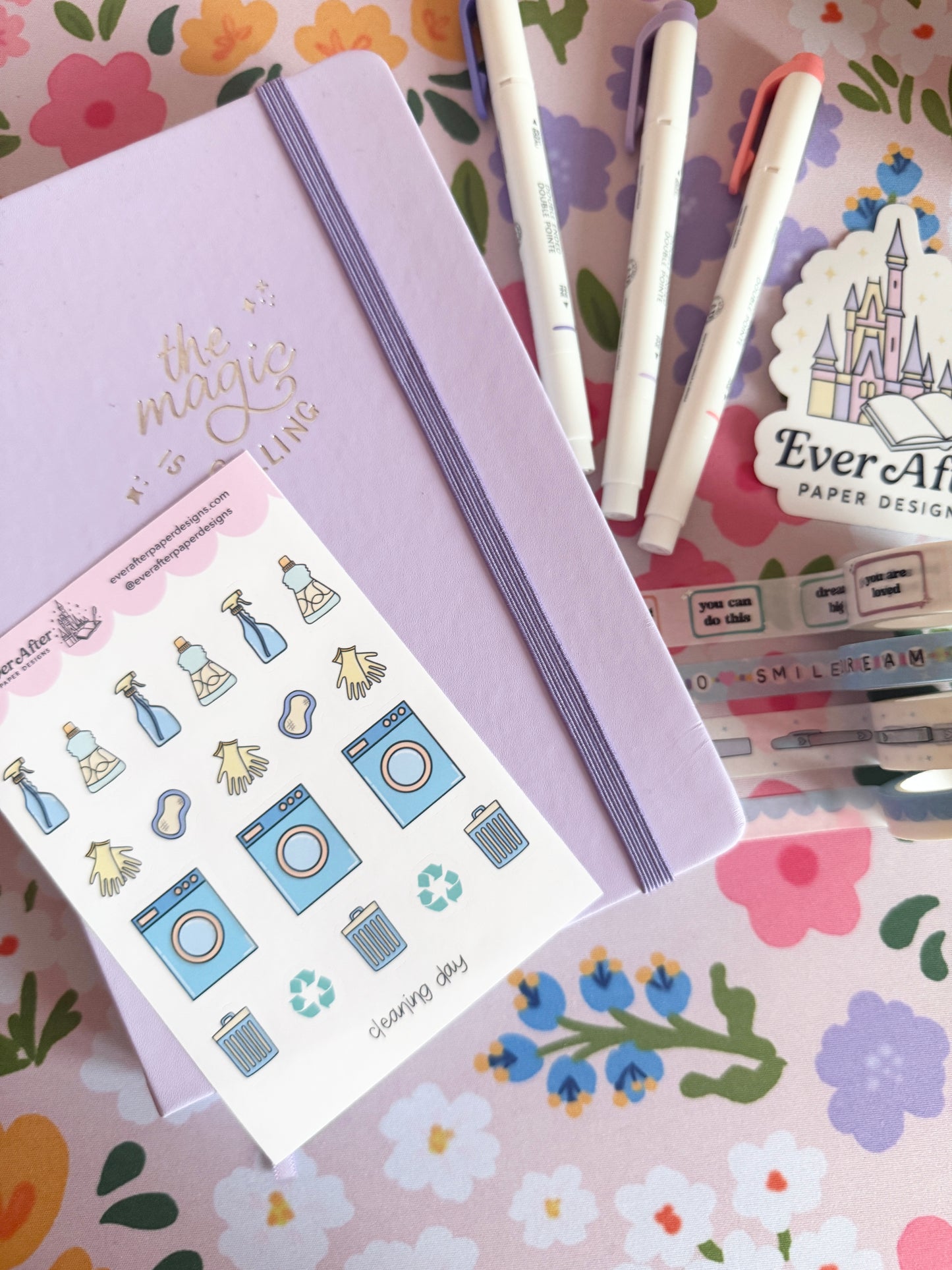 Cleaning Day Sticker Sheet