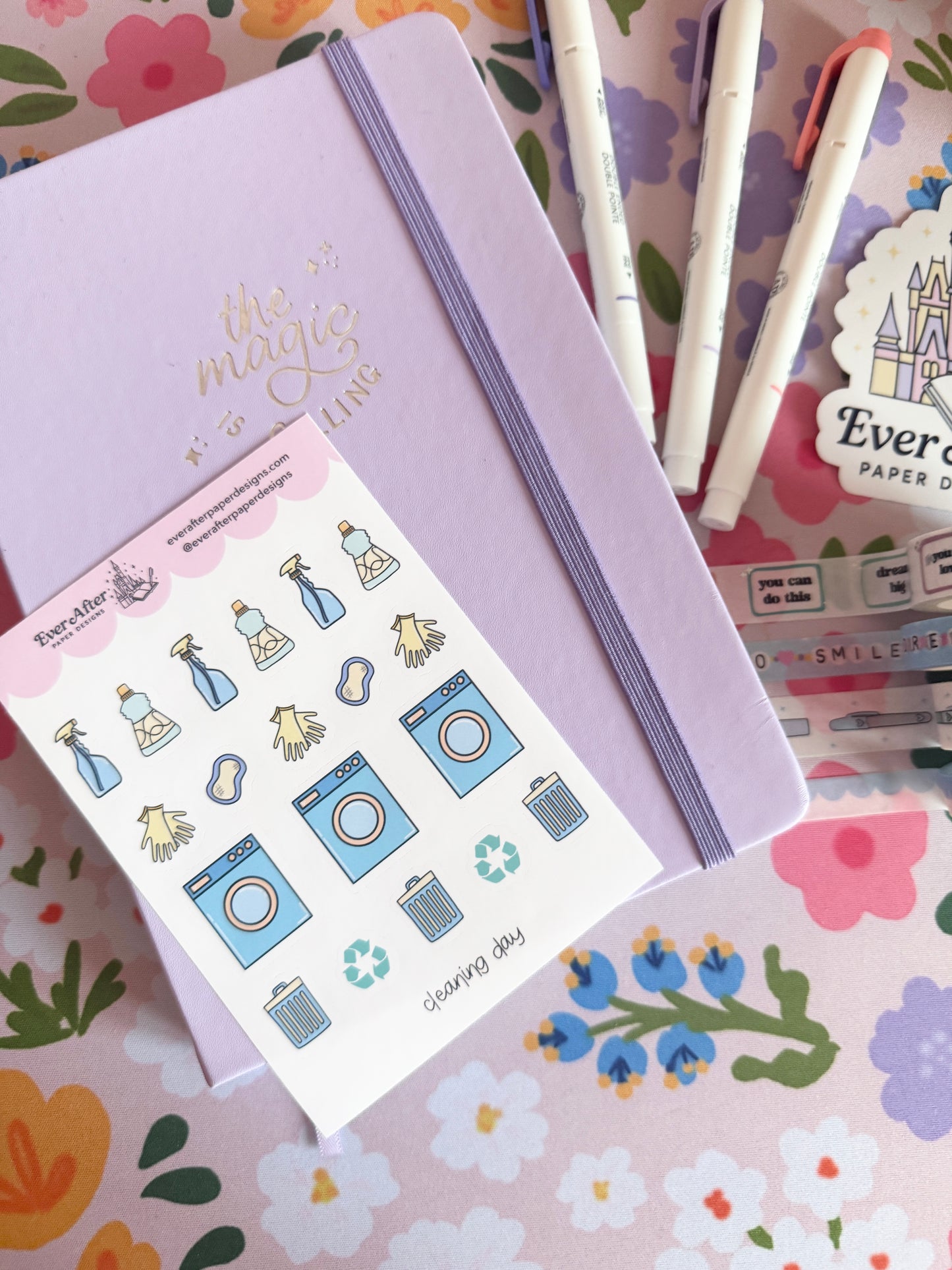 Cleaning Day Sticker Sheet