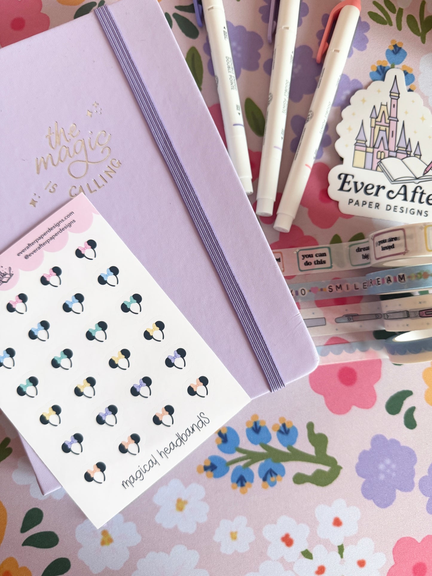 Magical Headbands Sticker Sheet