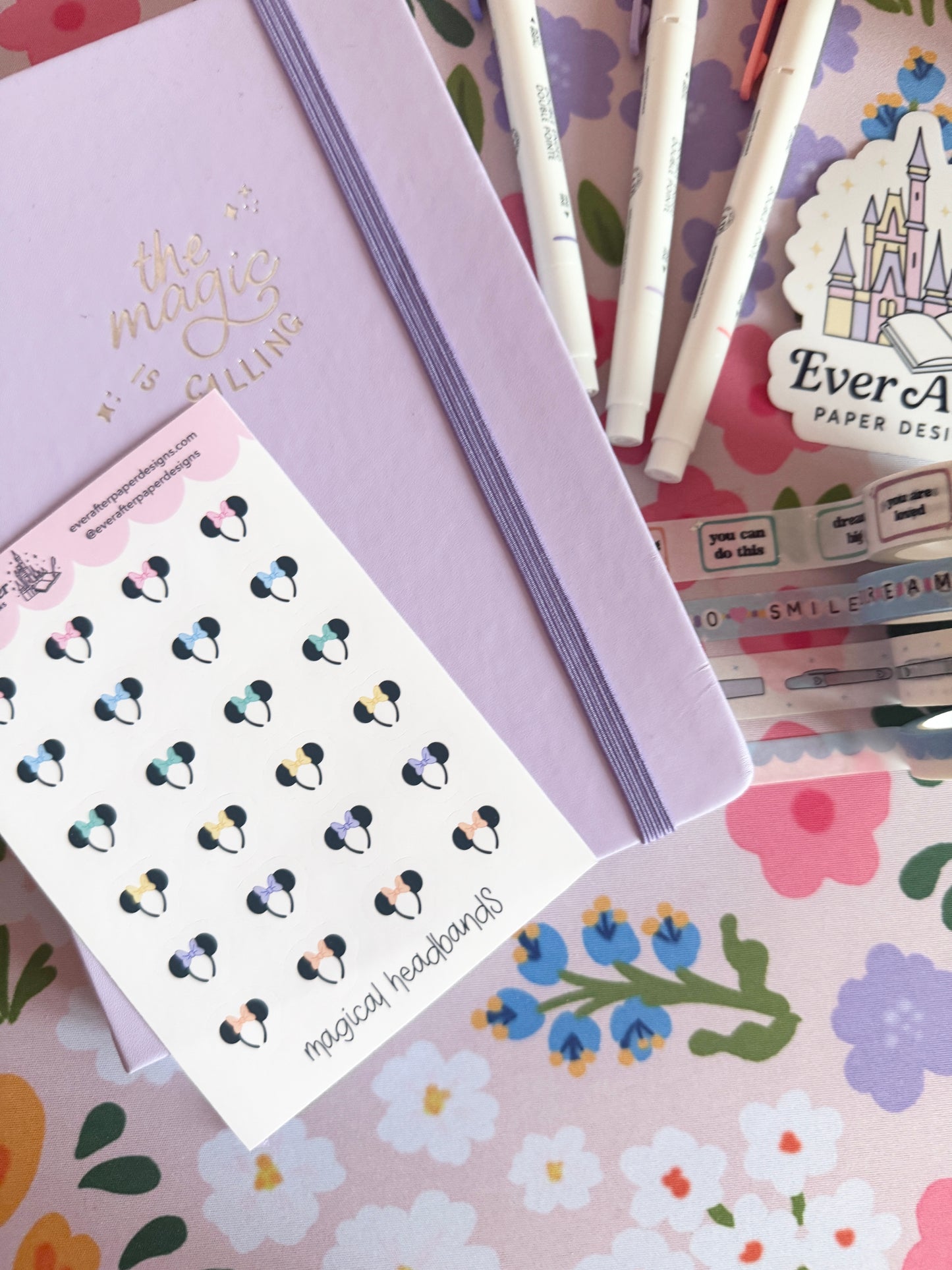 Magical Headbands Sticker Sheet