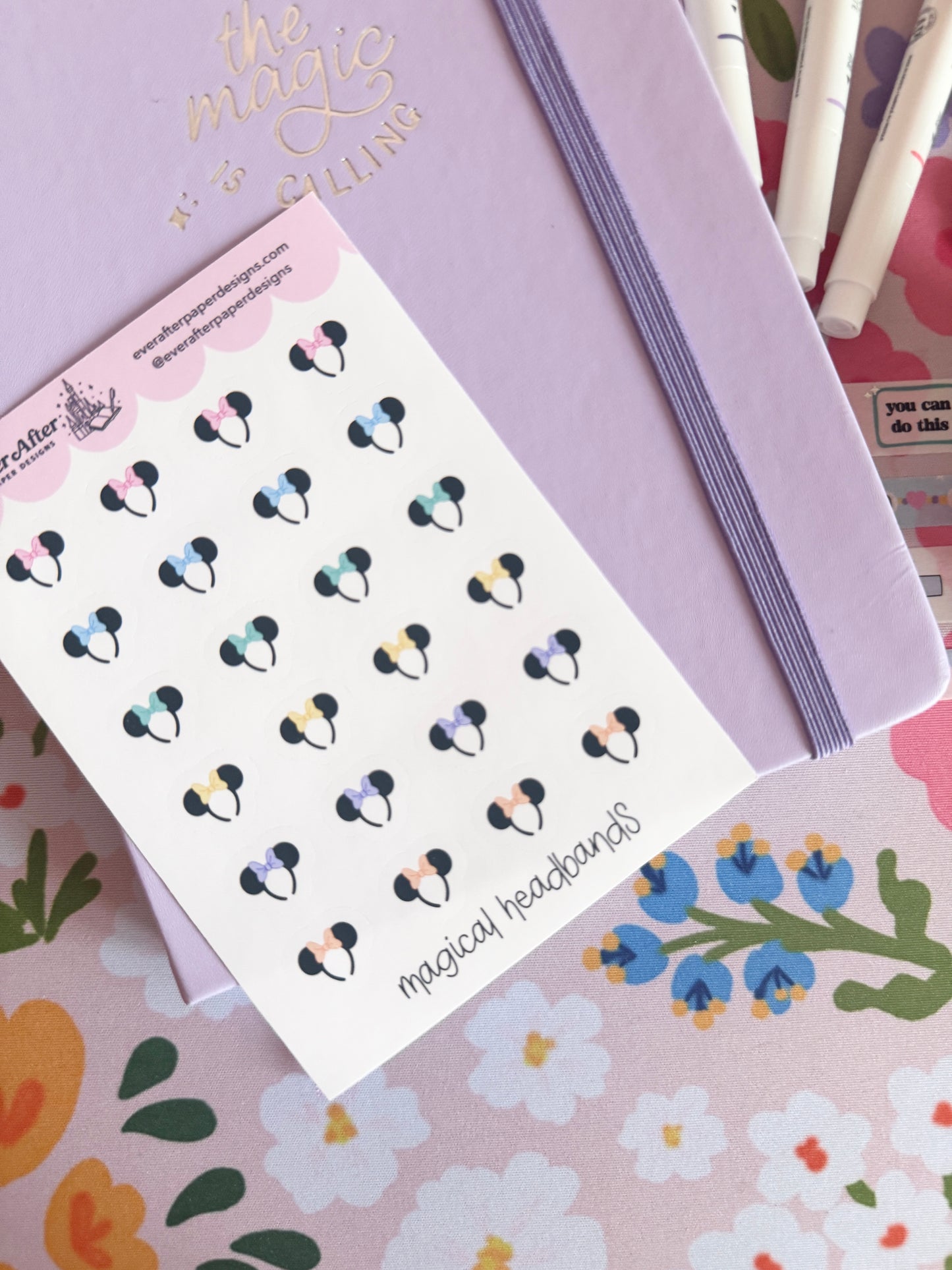 Magical Headbands Sticker Sheet