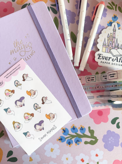 Seven Miners Sticker Sheet