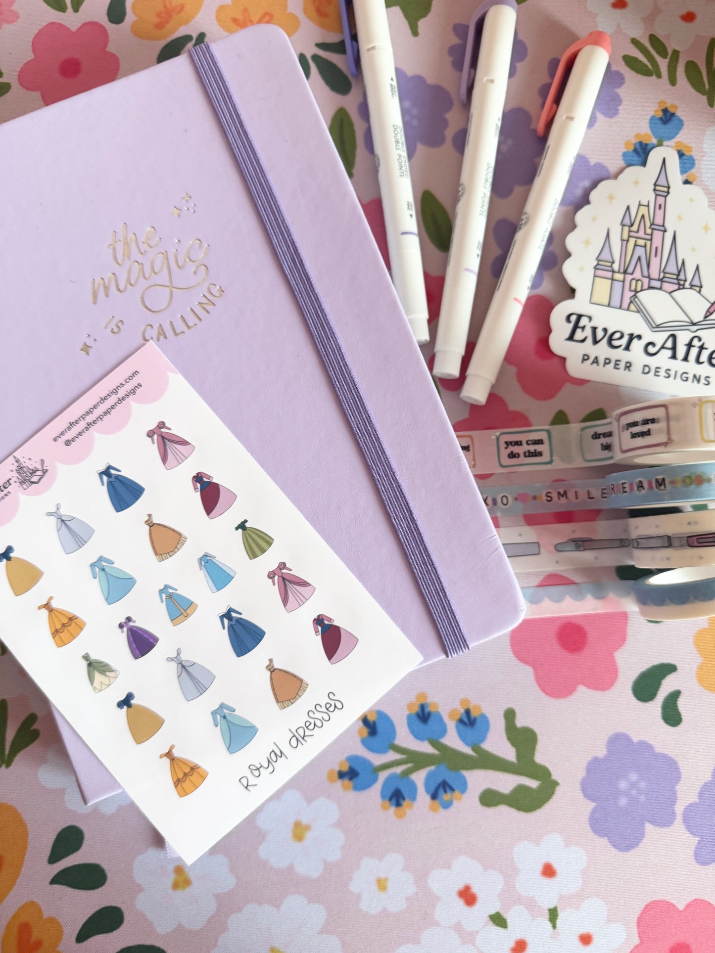 Royal Dresses Sticker Sheet