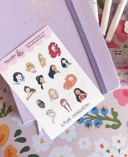 Royal Celebration Sticker Sheet