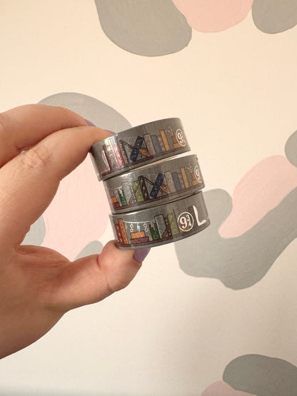 15mm Wizard Magic Silver Foiled Washi Tape