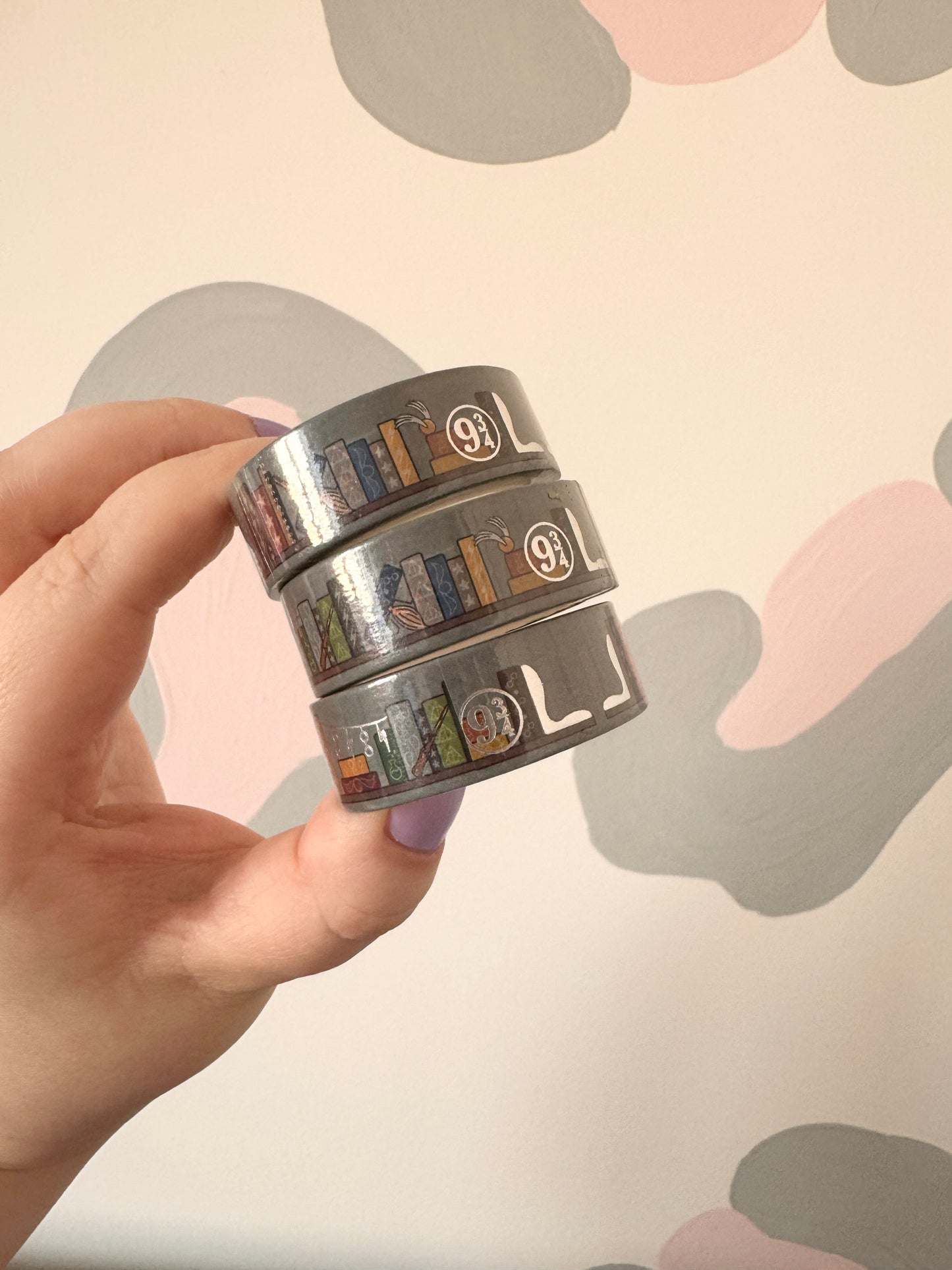 15mm Wizard Magic Silver Foiled Washi Tape