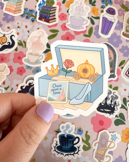 Princess Treasure Box Clear Sticker