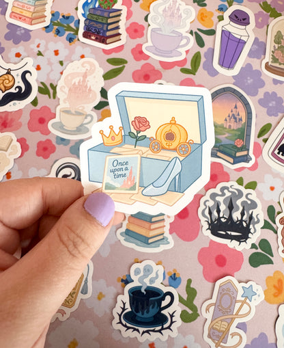 Princess Treasure Box Clear Sticker