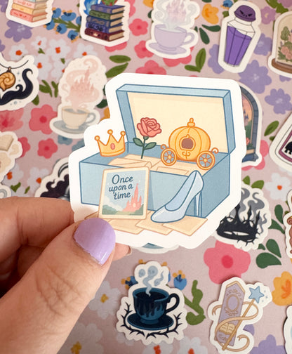Princess Treasure Box Clear Sticker