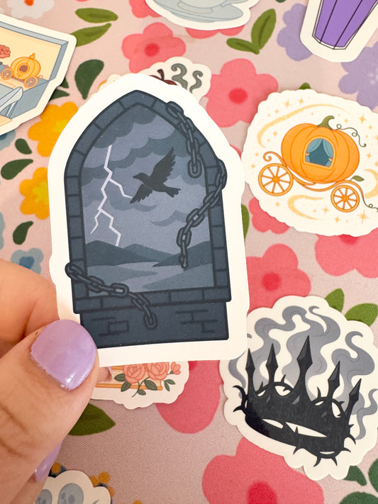 Villains Window Clear Sticker