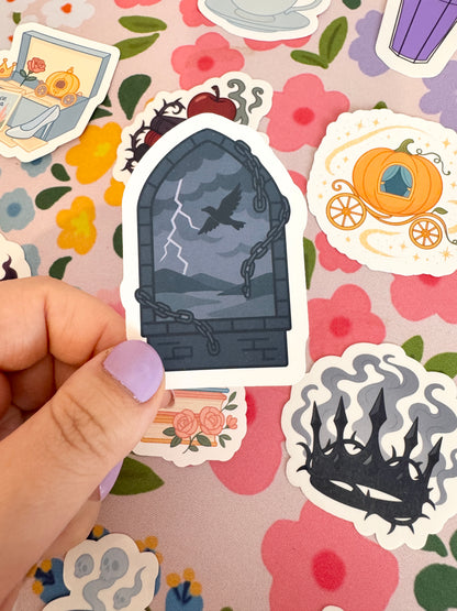Villains Window Clear Sticker
