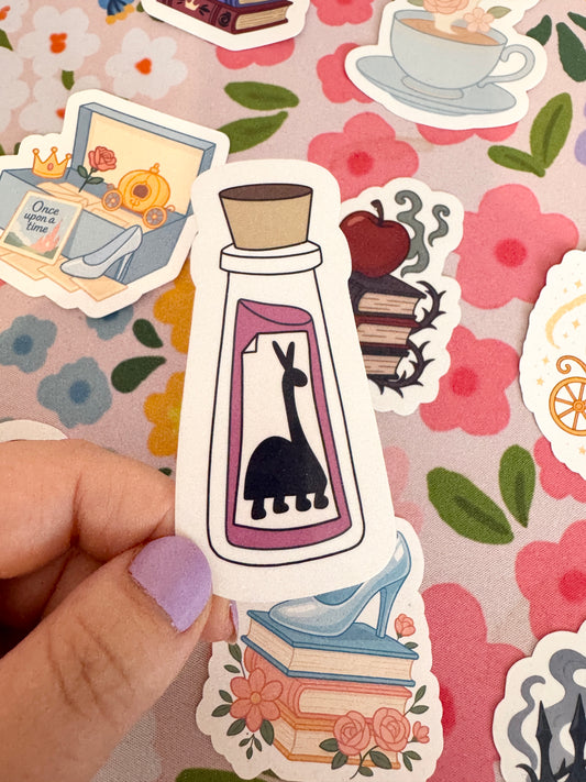 Villains Llama Potion Clear Sticker