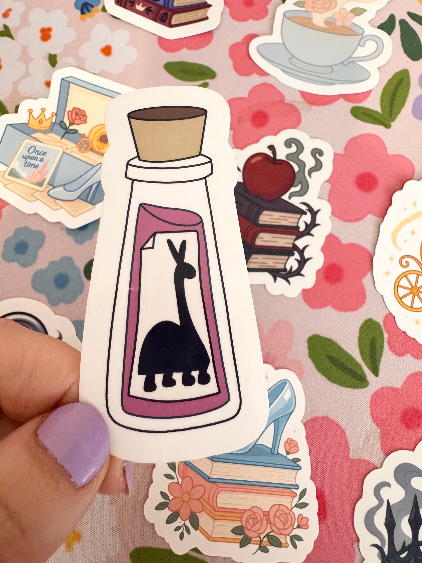 Villains Llama Potion Clear Sticker
