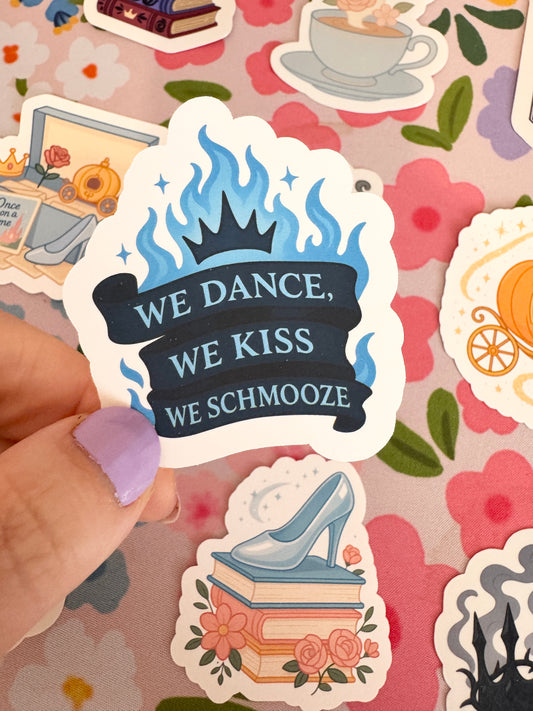 Villains We Dance Clear Sticker