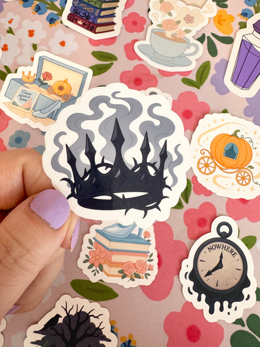 Villains Thorn Crown Clear Sticker