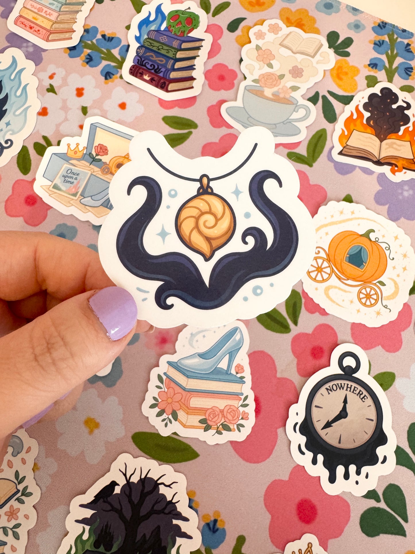 Villains Sea Witch Clear Sticker