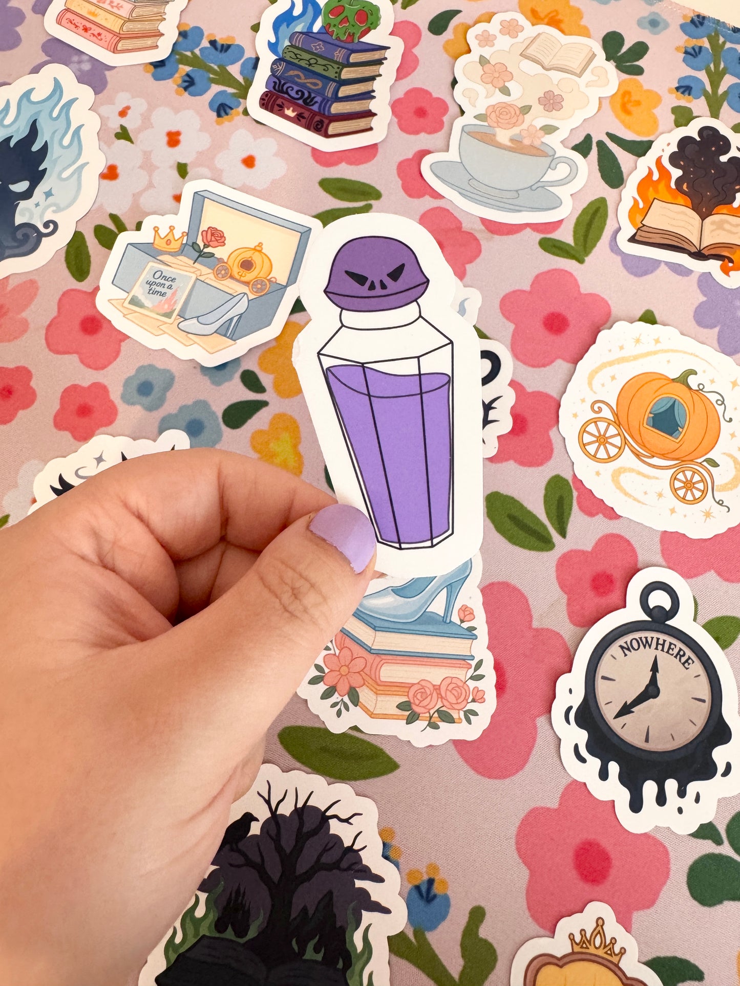 Villains Cursed Potion Clear Sticker