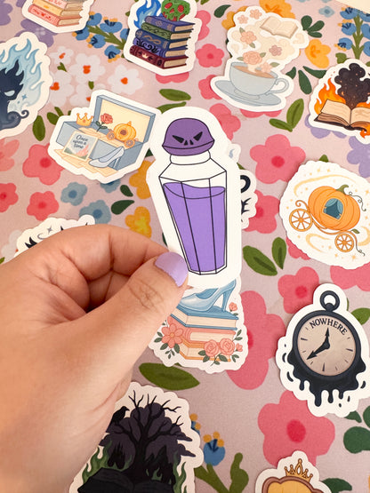 Villains Cursed Potion Clear Sticker