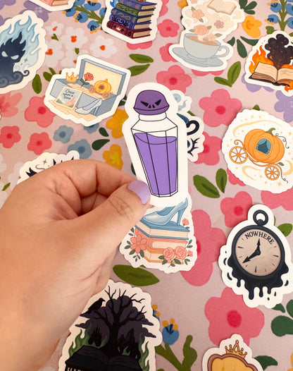 Villains Cursed Potion Clear Sticker