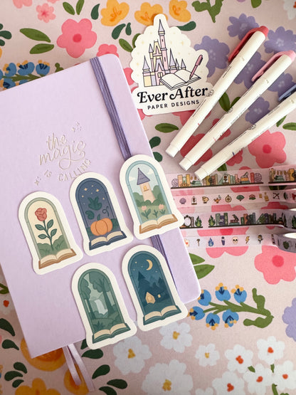 Princess Windows Clear Sticker Set