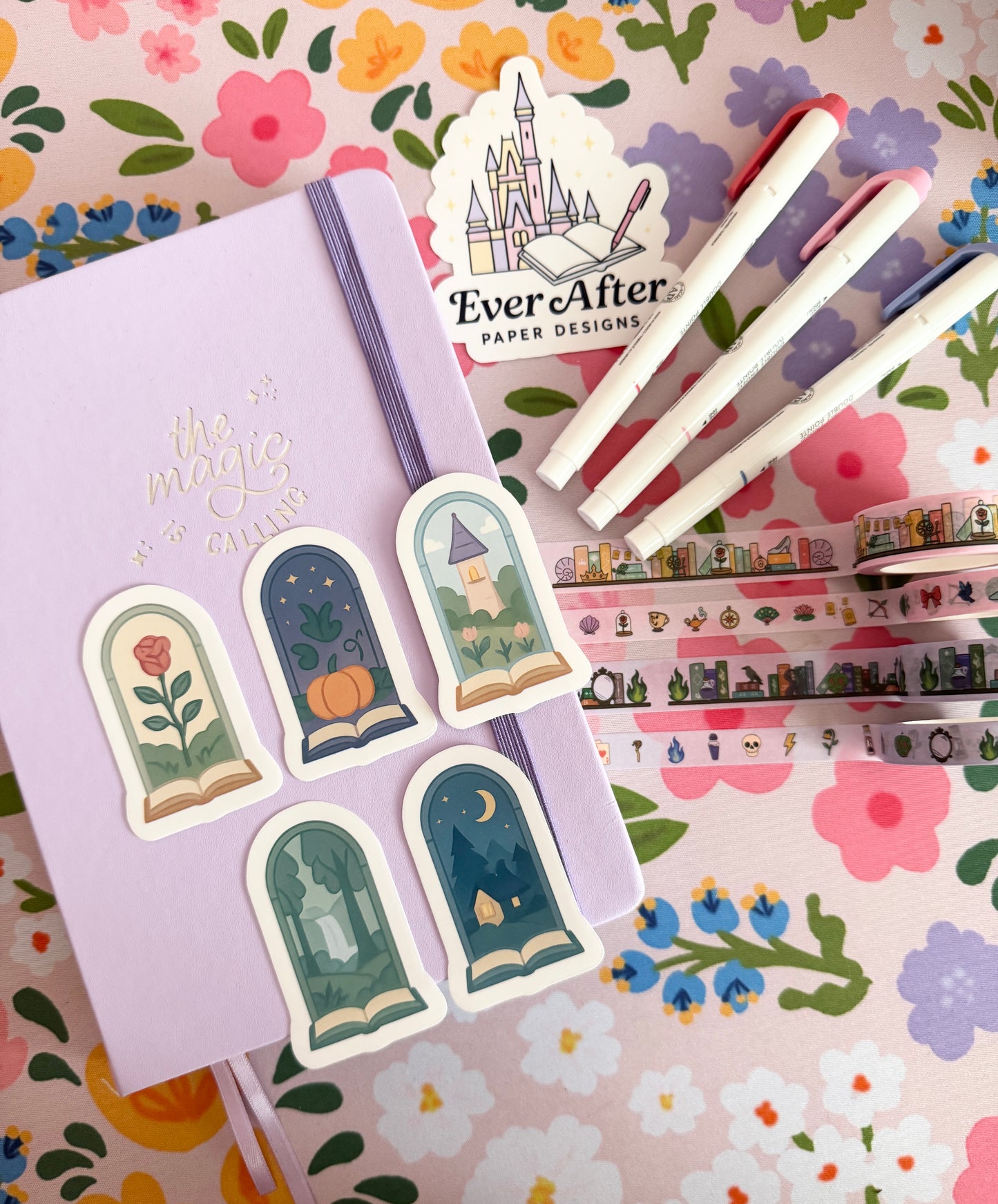 Princess Windows Clear Sticker Set