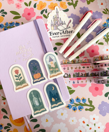 Princess Windows Clear Sticker Set