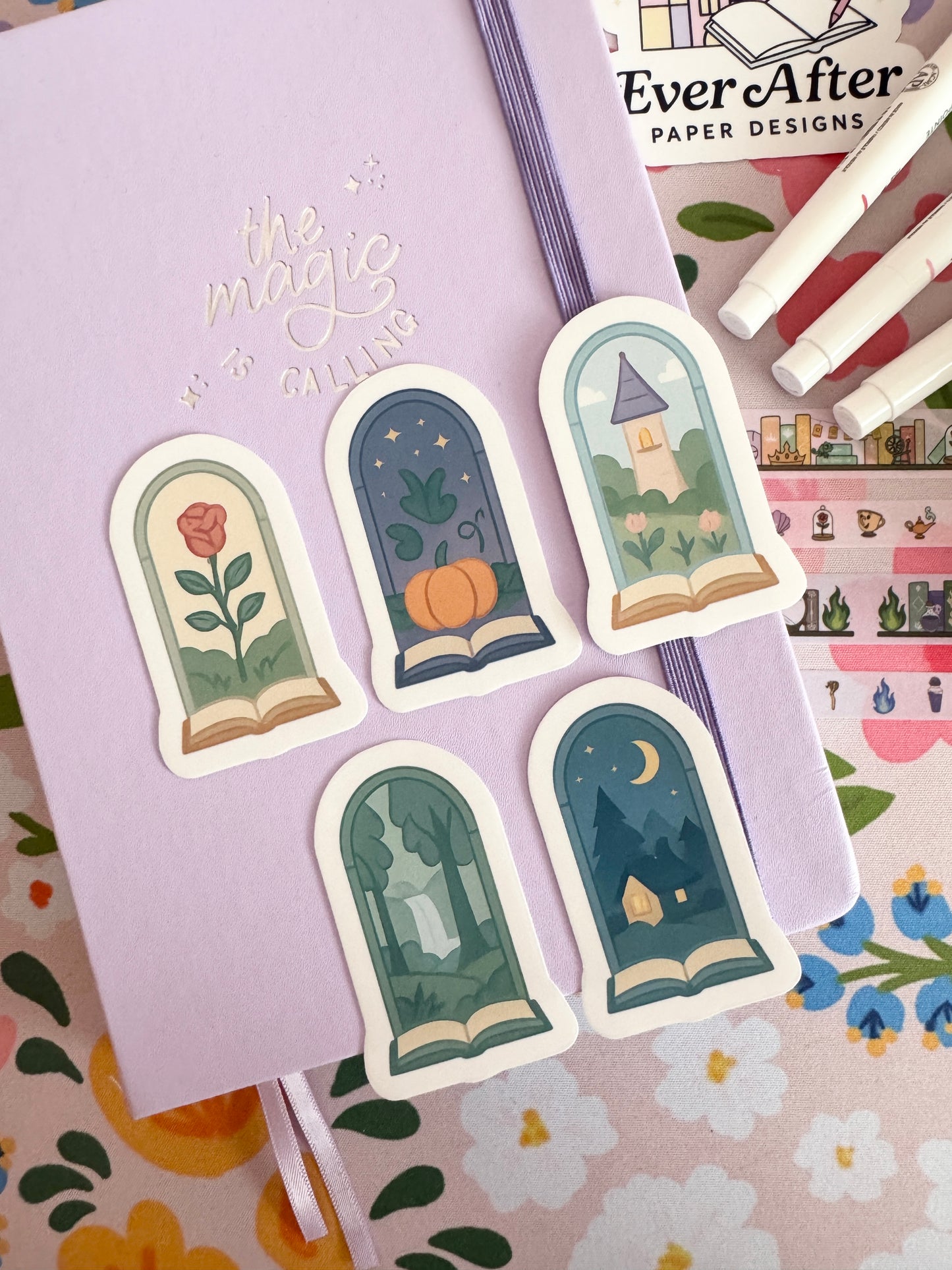 Princess Windows Clear Sticker Set