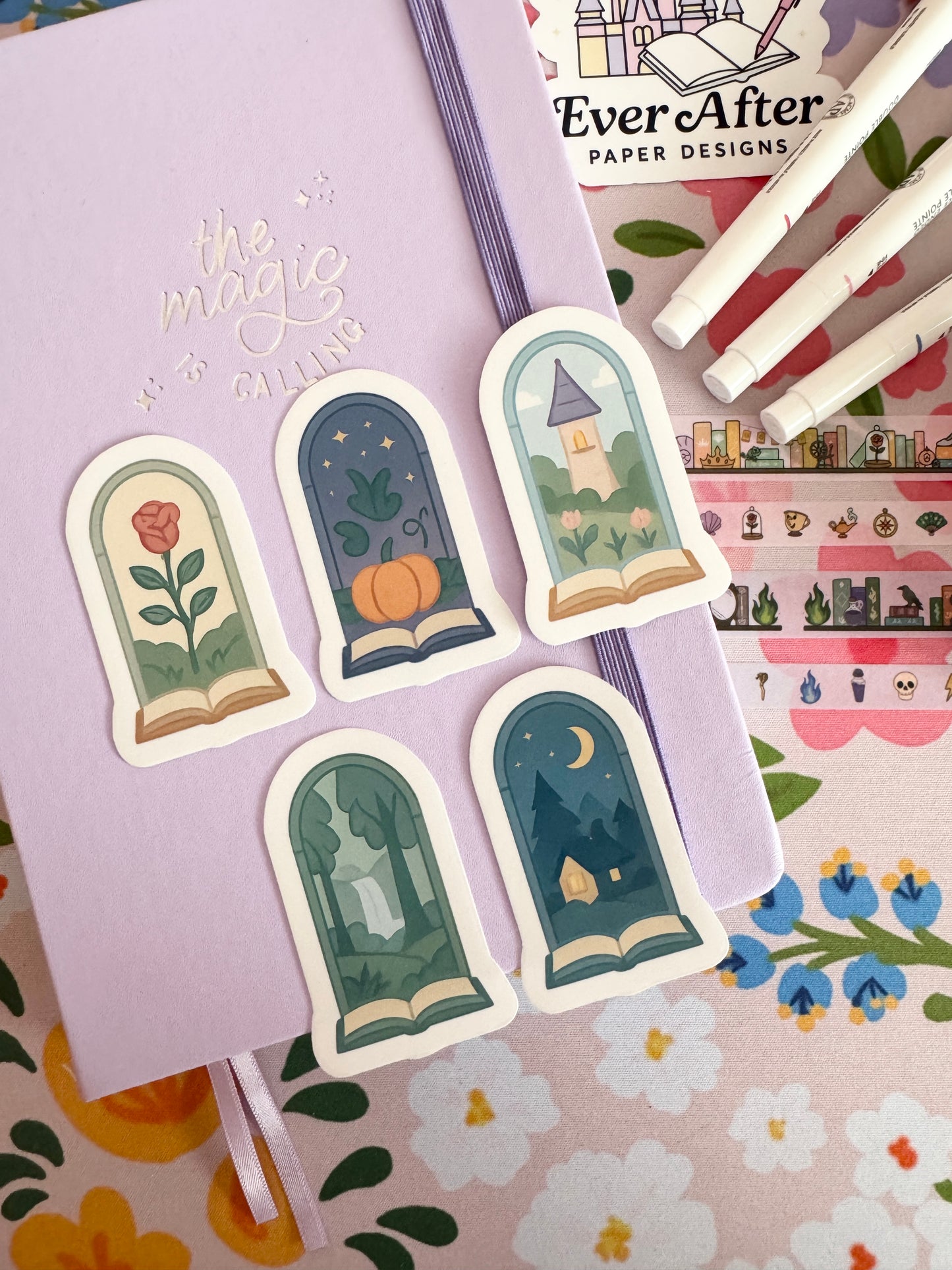 Princess Windows Clear Sticker Set