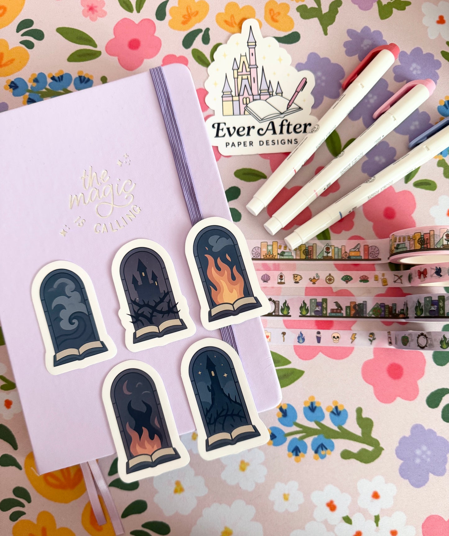Villains Windows Clear Sticker Set