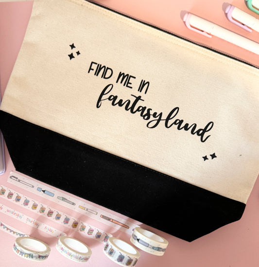 "Find me in Fantasyland" Pouch