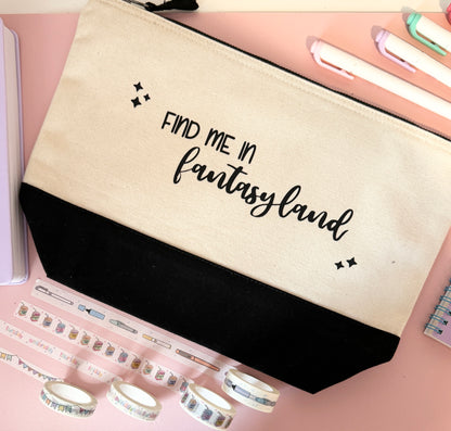 "Find me in Fantasyland" Pouch