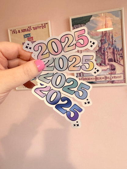 2025 Strawberry Lemonade Holographic Sticker