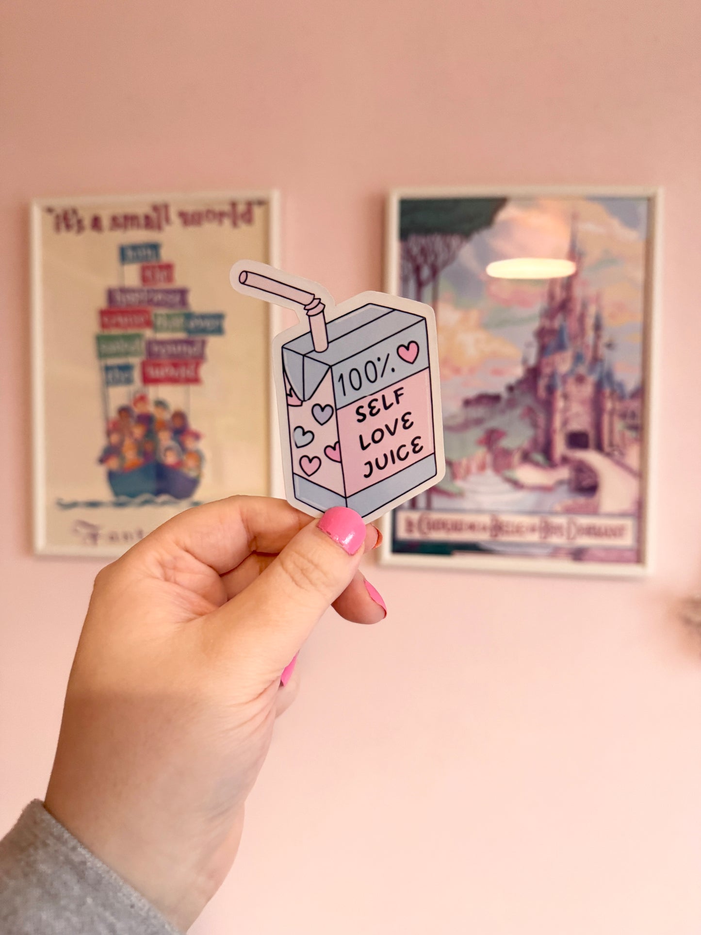 Self Love Juice Holographic Sticker