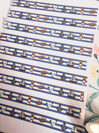 15mm Nautical Washi Tape