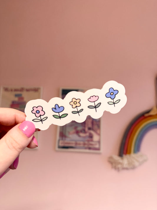 Flowers Vinyl Sticker