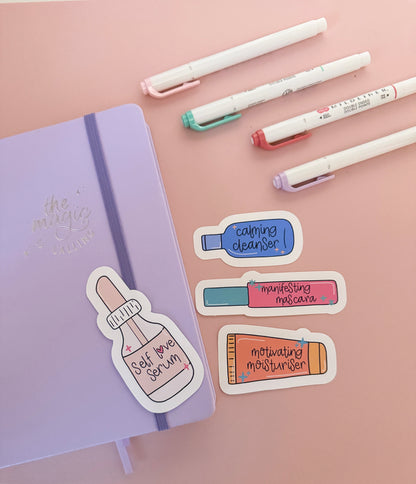Self Love Makeup Vinyl Sticker Pack