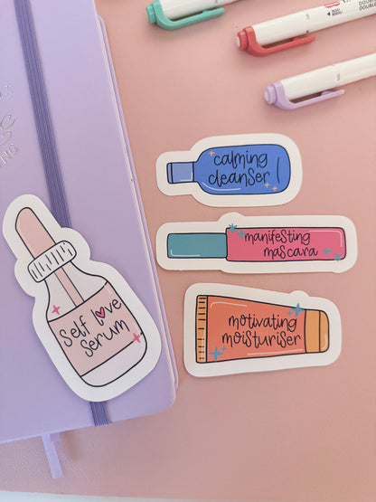 Self Love Makeup Vinyl Sticker Pack
