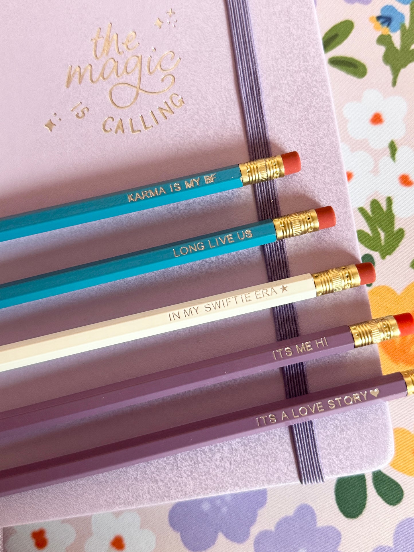 Swiftie Pencils Set of 5 - Choose Your Foil