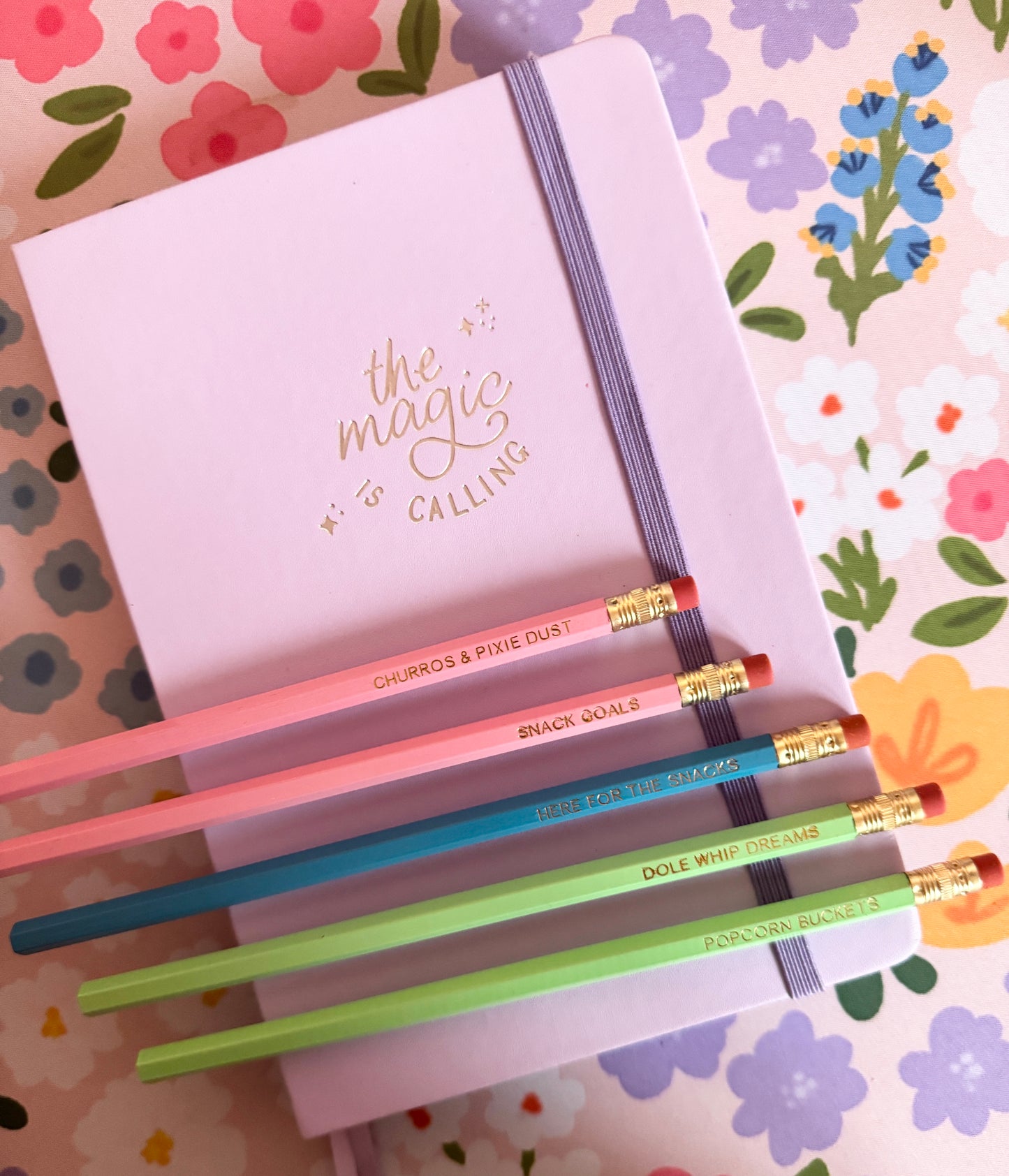 Snack Goals Pencils Set of 5 - Choose Your Foil