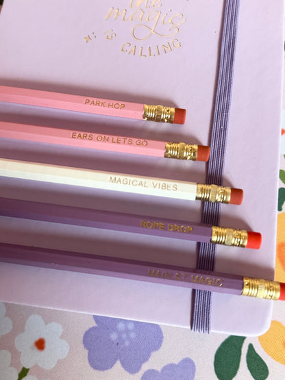 Magical Vibes Pencils Set of 5 - Choose Your Foil
