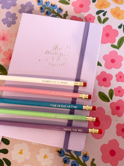 Once Upon A Time Pencils Set of 5 - Choose Your Foil