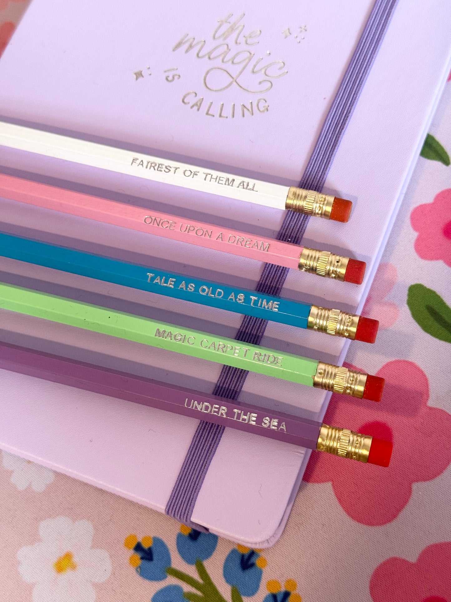 Once Upon A Time Pencils Set of 5 - Choose Your Foil