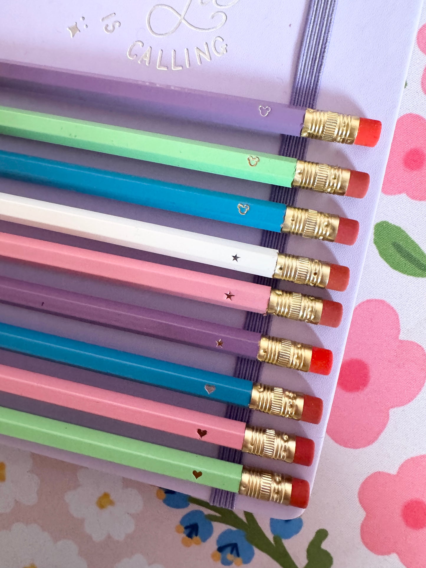 Personalised Single Icon Pencils - Choose Your Icon - Choose Your Colour