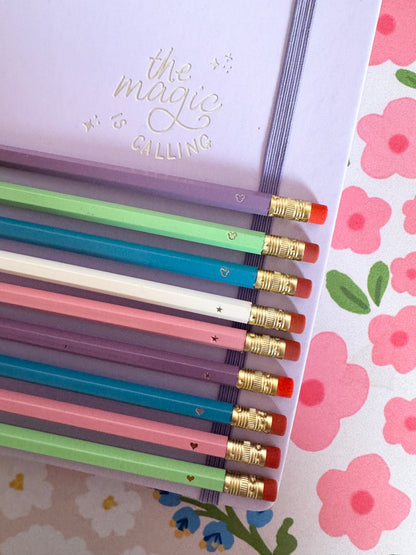 Personalised Single Icon Pencils - Choose Your Icon - Choose Your Colour