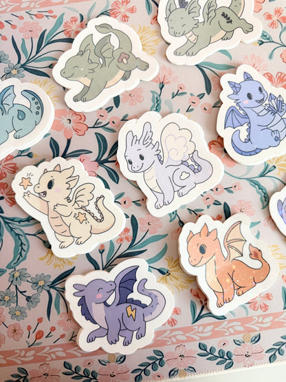 Constellation Star Dragon Vinyl Sticker