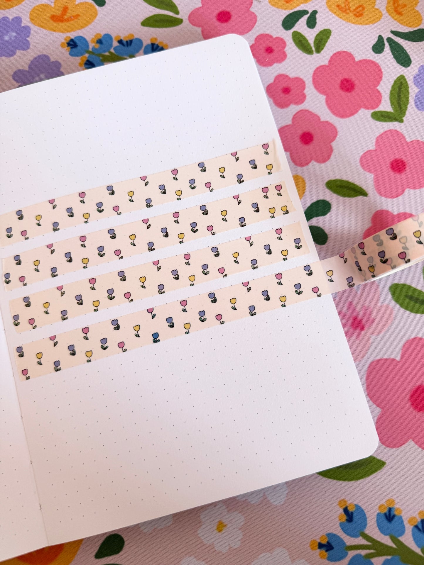 15mm Spring Tulips Washi Tape