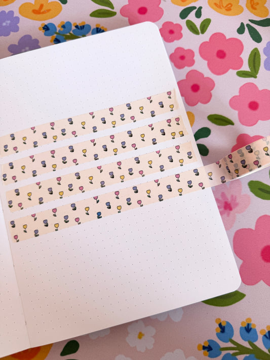 15mm Spring Tulips Washi Tape