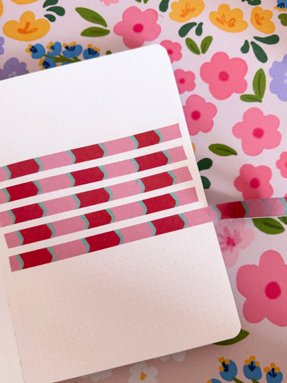 10mm Bubblegum Wall Washi Tape